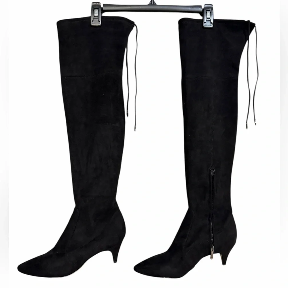 Sam Edelman Black Kristie Over the Knee Boot Size 8 - Picture 4 of 8